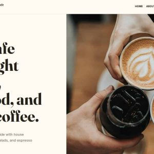 Liberty Cafe WordPress Theme — Cafe and Coffee Shop Website Template