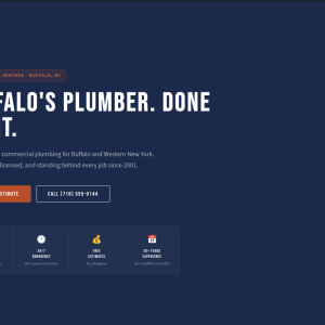 Plumber WordPress Theme - Professional Website Template for Plumbing Contractors